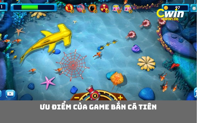 Ưu điểm của game bắn cá tiên