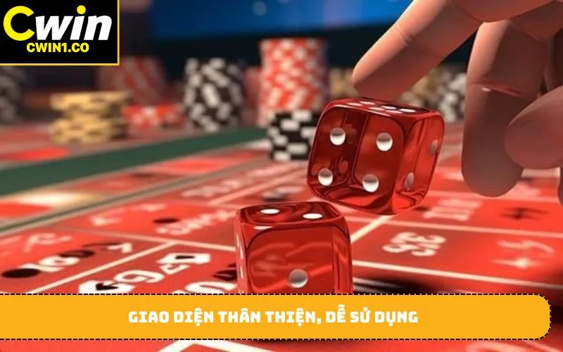 Giao diện thân thiện, dễ sử dụng